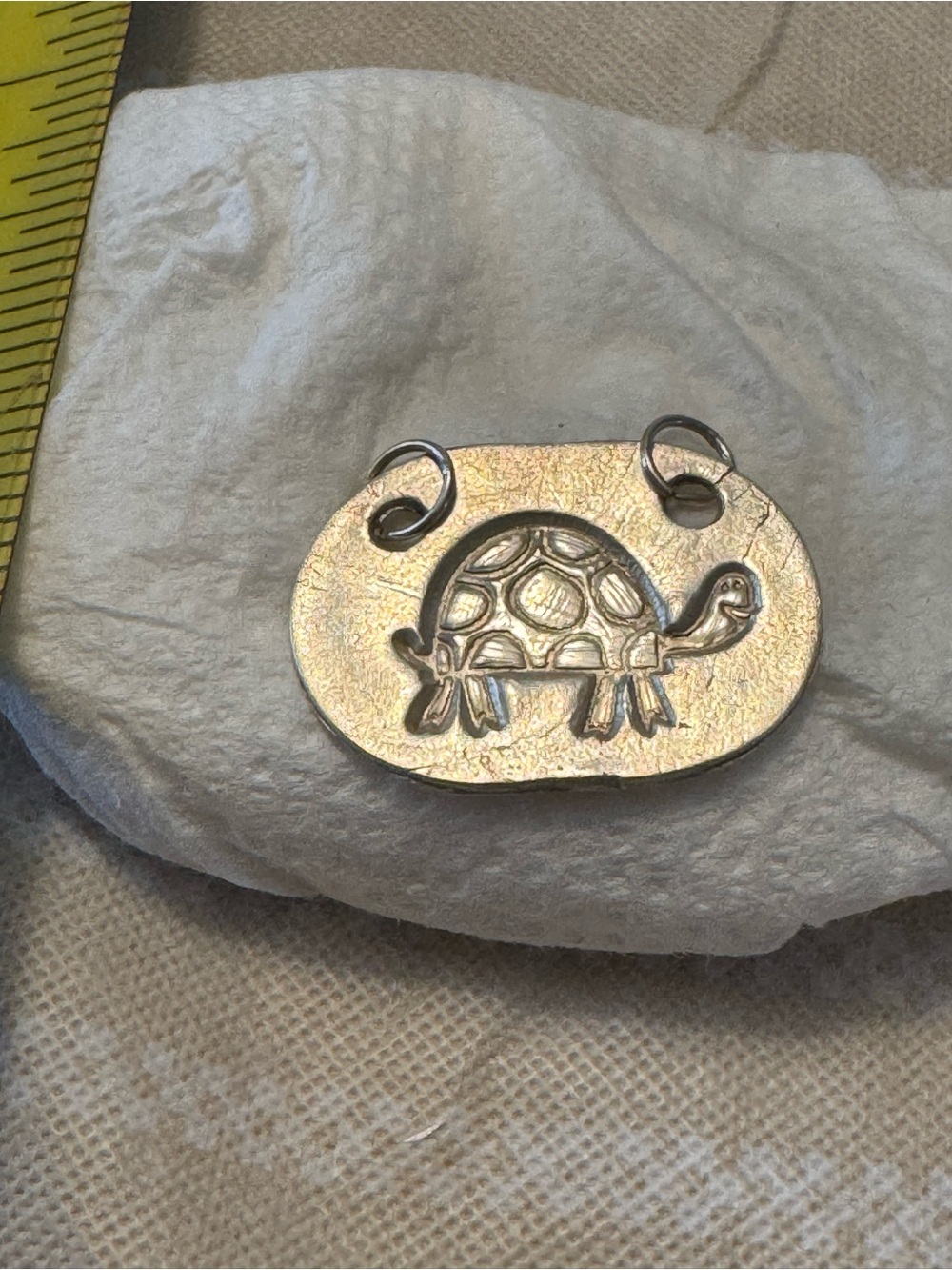 925 Silver Tortoise necklace charm